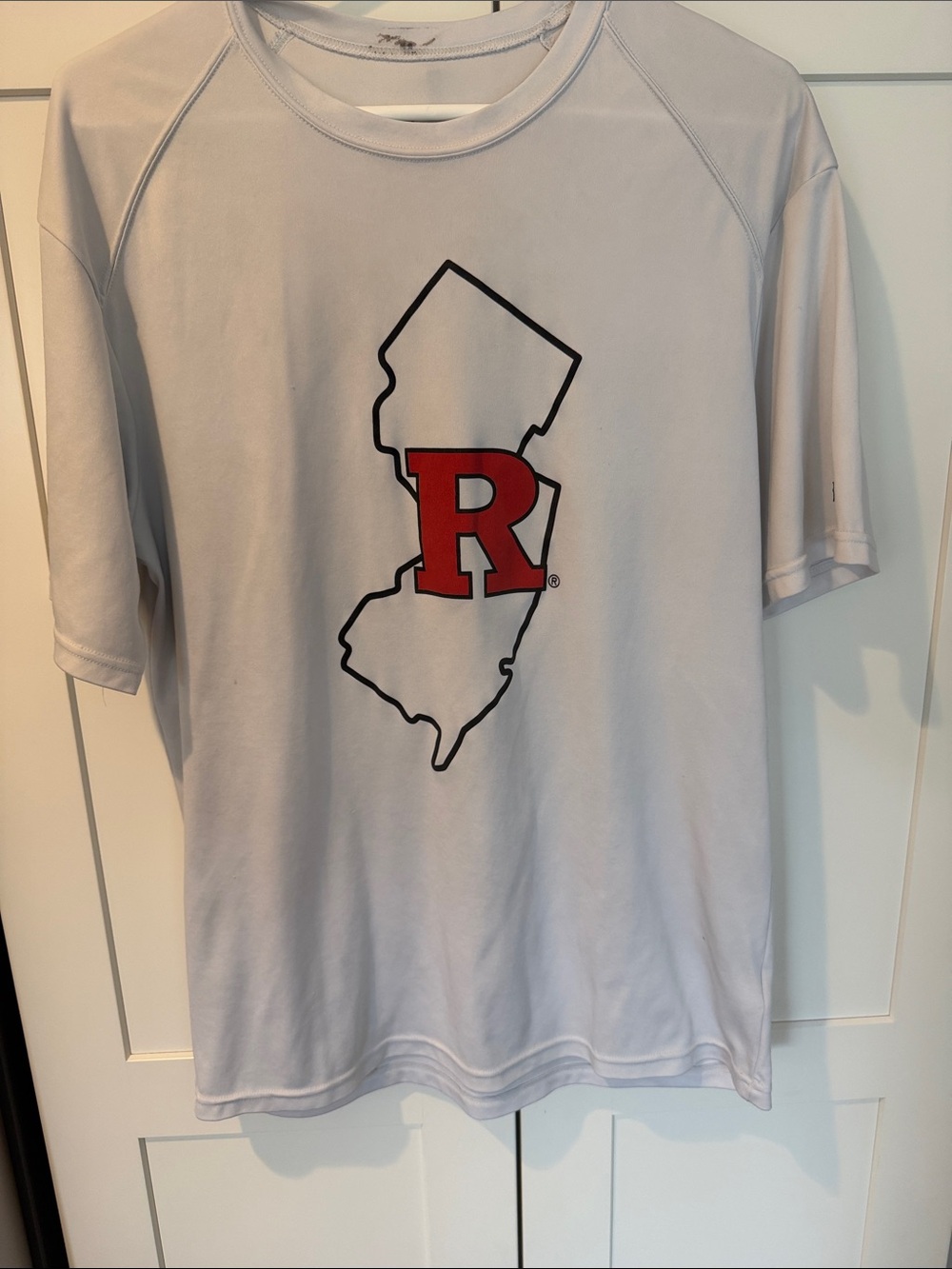 Men's White Performance Rutgers T‑Shirt